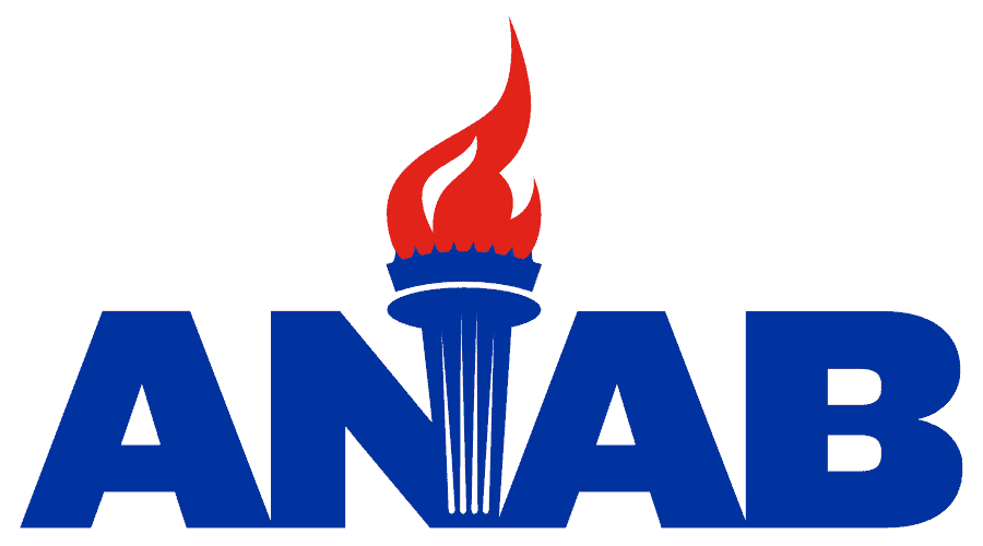 ansi 國家認證委員會 anab 向量標誌